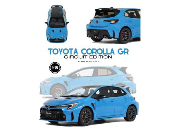 Toyota GR Corolla Circuit Edition 2022 (Flame Blue) - OttOmobile - 1:18