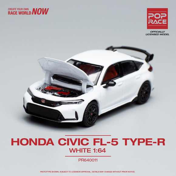 Honda Civic Type-R (FL5) (Chamionship White) - Pop Race - 1:64