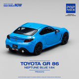 Toyota GR86 (Neptune Blue) - Pop Race - 1:64