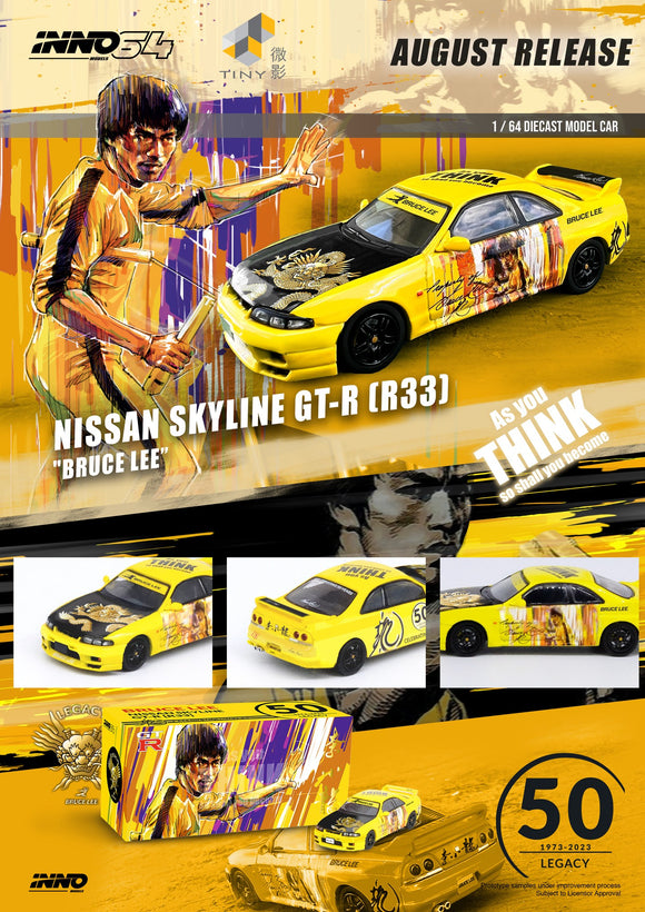Bruce Lee Nissan Skyline GT-R (R33) - INNO64 - 1:64