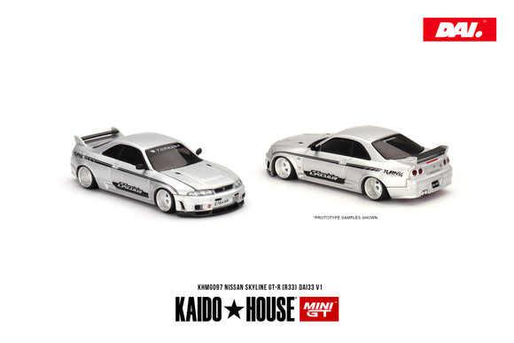 Nissan Skyline GT-R (R33) DAI33 V1 - MINI GT - 1:64