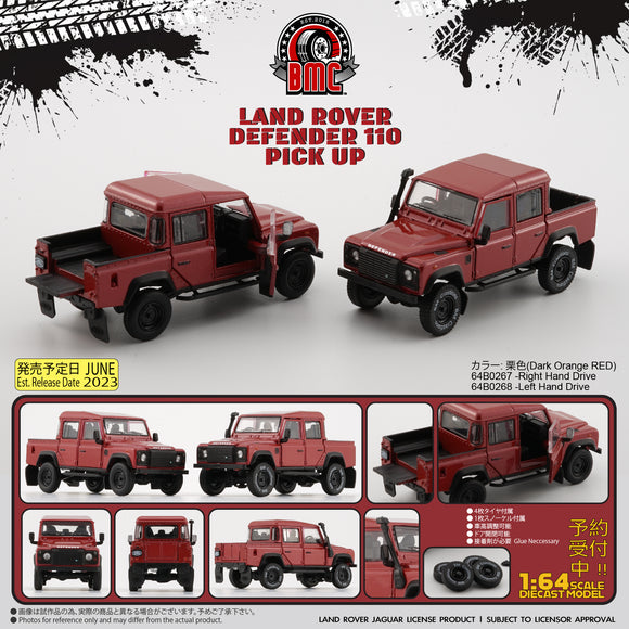 Land Rover Defender 110 Pick Up 2016 (LHD) - BM Creations - 1:64