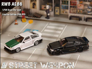 Toyota RWB AE86 (Weiß/Grün) - Street Warrior - 1:64