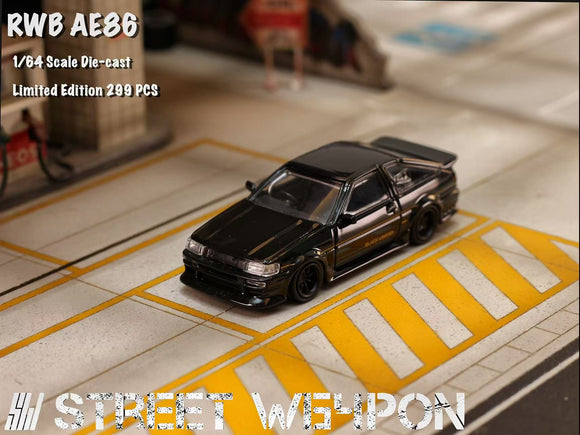 Toyota RWB AE86 (Schwarz) - Street Warrior - 1:64