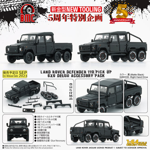 Land Rover Defender 110 Pick Up 6x6 2016 (RHD) - BM Creations - 1:64