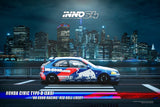 Honda Civic Type R (EK9) "No Good Racing" Red Bull Livery - INNO64 - 1:64