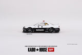Nissan Skyline GT-R (R34) Kaido Works (V2 Aero) Police - MINI GT - 1:64