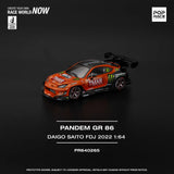 Toyota GR 86 Pandem Daigo Saito FDJ 2022 - Pop Race - 1:64 Modellauto 1/64