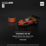 Toyota GR 86 Pandem Daigo Saito FDJ 2022 - Pop Race - 1:64 Modellauto 1/64