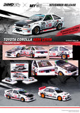 Toyota Corolla AE86 Levin & Mitsubishi Lancer Evolution III "Trackerz Racing Box Set Collection - INNO64 - 1:64