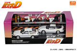 Initial D Set Vol. 21 Itsuki Takeuchi Toyota Levin (AE85) & Kenji Nissan 180SX - Modeler's - 1:64 Modellauto 1/64