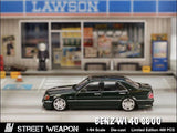 Mercedes-Benz W140 S600 (Dunkel Grün) - Street Weapon - 1:64