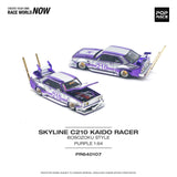 Nissan Skyline C210 Kaido Racer Bosozoku Style (Purple) - Pop Race - 1:64