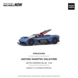 Aston Martin Valkyrie (Satin Marina Blue) - Pop Race - 1:64