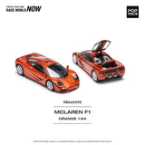 McLaren F1 (Orange) - Pop Race - 1:64