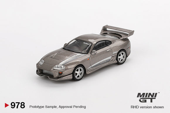 Toyota Supra VeilSide Combat V-II (RHD) (Combat Grey) - MINI GT - 1:64