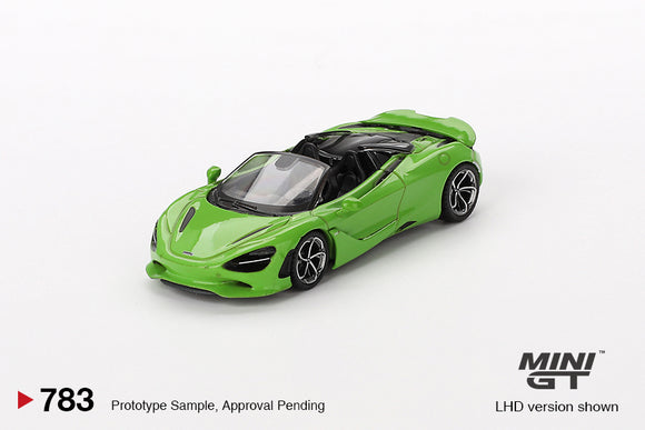 McLaren 750S Spider (LHD) (Mantis Green) - MINI GT - 1:64