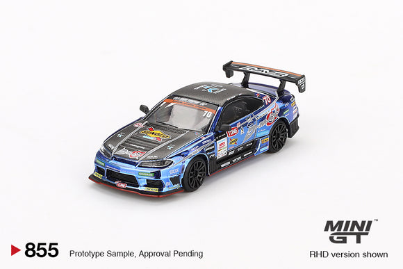 Nissan Silvia (S15) D-MAX #70 D-MAX Racing 2023 D1 Grand Prix - MINI GT - 1:64