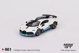 Bugatti Divo (LHD) (White) - MINI GT - 1:64