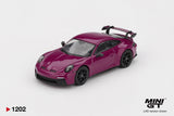 Porsche 911 (992.1) Rubystone Red 4 Car Set - MINI GT - 1:64 Modellauto 1/64