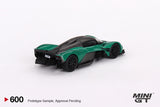 Aston Martin Valkyrie (LHD) (Aston Martin Racing Green) - MINI GT - 1:64