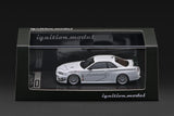 Nissan Skyline GT-R (R34) Mine's (White) - Ignition Model - 1:64 Modellauto 1/64