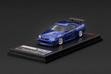 Nissan Skyline GT-R (R34) Mine's (Blue Metallic) - Ignition Model - 1:64 Modellauto 1/64