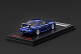 Nissan Skyline GT-R (R34) Mine's (Blue Metallic) - Ignition Model - 1:64 Modellauto 1/64