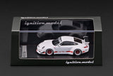 RWB 997 GT3 (White/Red) - Ignition Model - 1:64 Modellauto 1/64