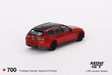 BMW M3 Competition Touring (LHD) (Toronto Red Metallic) - MINI GT - 1:64