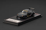 RWB 993 (Matte Black) - Ignition Model - 1:64 Modellauto 1/64