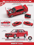 BMW M3 E30 Sport Evolutin (Pearl Red) - Mortal Model - 1:64 Modellauto 1/64