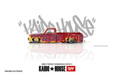 Chevrolet Silverado Dually on Fire V1 - MINI GT - 1:64