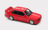 BMW M3 E30 Sport Evolutin (Pearl Red) - Mortal Model - 1:64 Modellauto 1/64