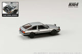 Toyota Sprinter Trueno GT Apex (AE86) JDM Style (Silver/Black) - HOBBY JAPAN - 1:64