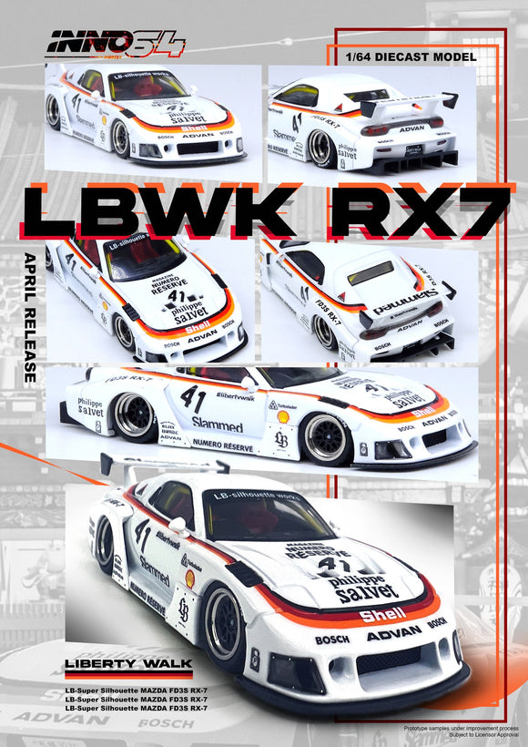 LBWK RX7 (FD3S) LB-Super Silhouette - INNO64 - 1:64