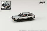 Toyota Sprinter Trueno GT Apex (AE86) JDM Style (Silver/Black) - HOBBY JAPAN - 1:64