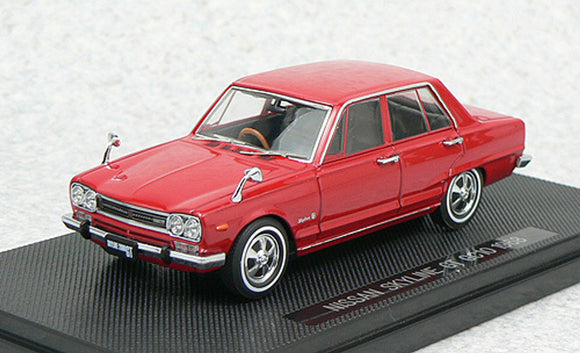 Nissan Skyline GT (GC10) 1968 (Red) - Ebbro - 1:43
