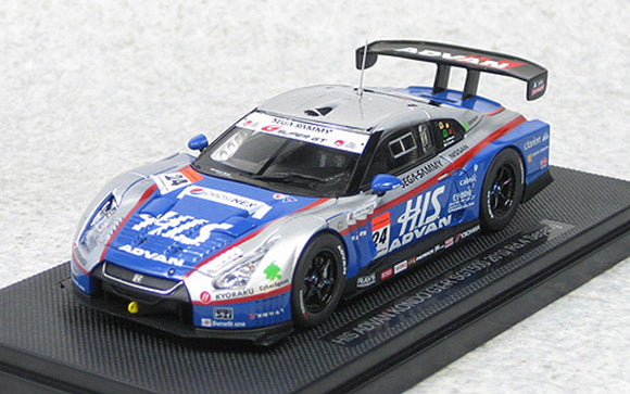 Nissan GT-R Super GT500 2010 #24 HIS Advan Kondo Rd.4 Sepang - Ebbro - 1:43
