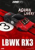 LBWK RX-3 Savanna "Advan Livery" - INNO64 - 1:64