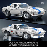 Chevrolet Corvette Grand Sport Mattel Brick Shop - Hotwheels - 1:16 Modellauto 1/16
