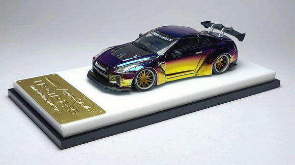 Nissan GT-R (R35) LB (Chrome Chameleon) - My Model Collect - 1:64