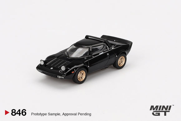 Lancia Stratos HF Stradale (LHD) (Nero) - MINI GT - 1:64