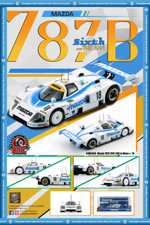 Mazda 787B #18 1991 24h Le Mans - BM Creations - 1:64