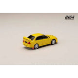 Mitsubishi Lancer GSR Evolution V (CP9A) 1998 with Mud Flap (Dandelion Yellow) - HOBBY JAPAN - 1:64