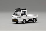 Honda Acty Truck Customized Edition (Taffeta White) - MotorHelix - 1:64 Modellauto 1/64