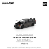 Mitsubishi Lancer Evolution IV (Dark Chrome) - Pop Race - 1:64 Modellauto 1/64