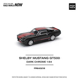 Ford Mustang Shelby GT500 (Dark Chrome) - Pop Race - 1:64 Modellauto 1/64
