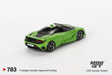 McLaren 750S Spider (LHD) (Mantis Green) - MINI GT - 1:64