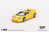 Bugatti EB110 Super Sport (LHD) (Giallo Bugatti) - MINI GT - 1:64
